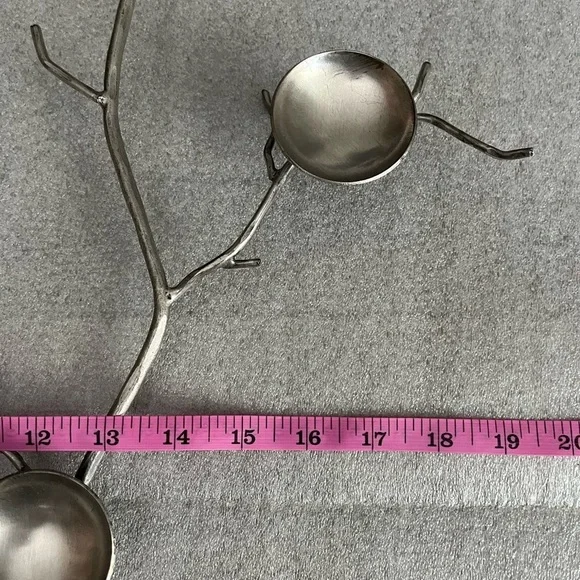 Crate&Barrel Silver Branch 8 Candle Holders or Wall Sculpture - Picture 4 of 7